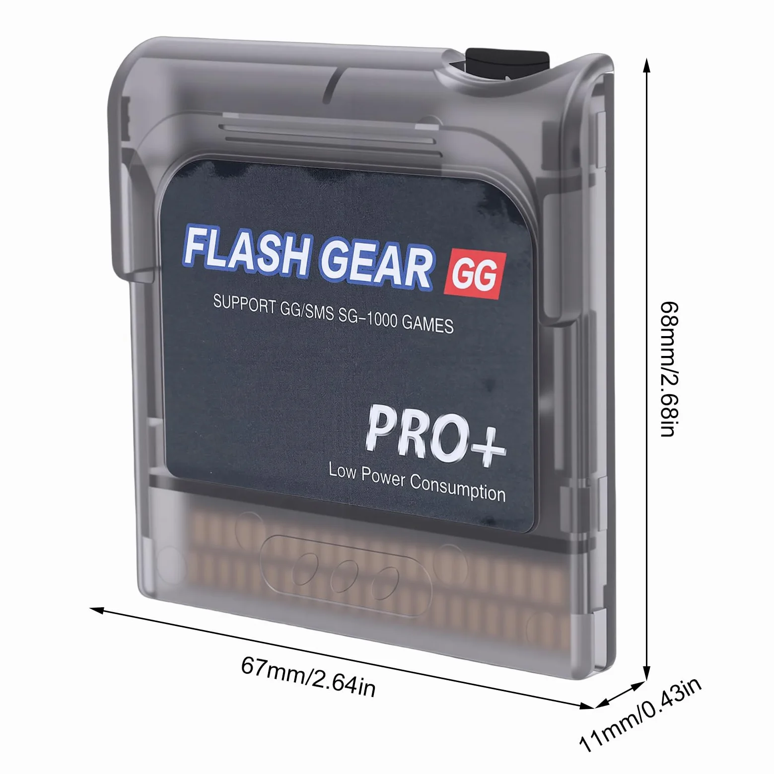 Cartuccia Flash per Videogiochi 600 in 1 per Console Game Gear Scheda di Memoria da 4 GB Supporta Console MD di Master Risparmio Senza Batteria