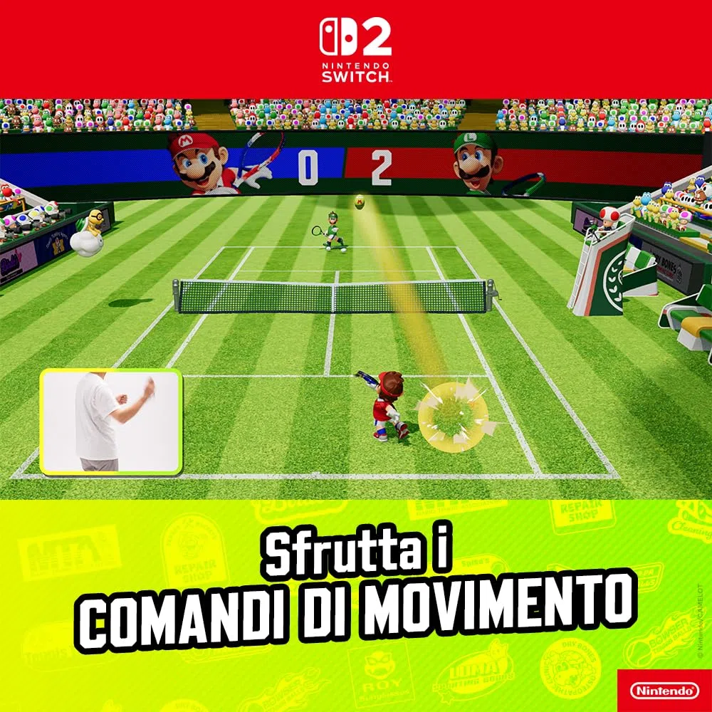 Mario Tennis Fever - Nintendo Switch 2 - Ed. Italiana - Versione su scheda