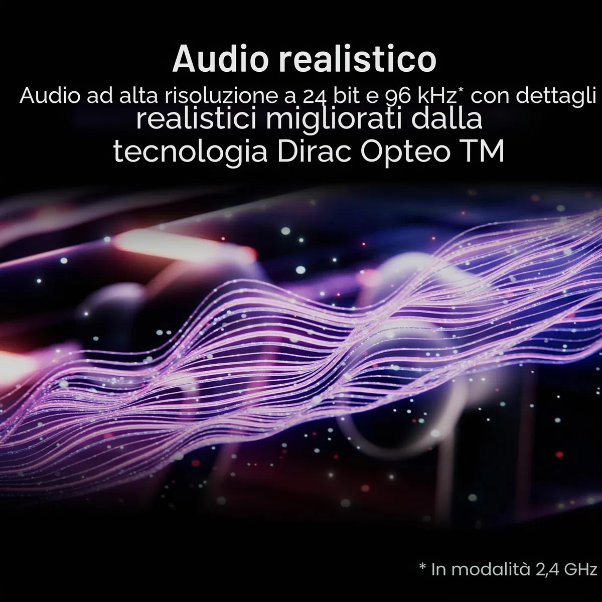 ASUS ROG Cetra True Wireless Speednova Cuffie Gaming Senza Fili, Tecnologia Wireless ROG SpeedNova, Audio 24 bit 96 kHz, Microfoni IA a Conduzione Ossea, ANC, Fino a 46 Ore di Autonomia, Bianco