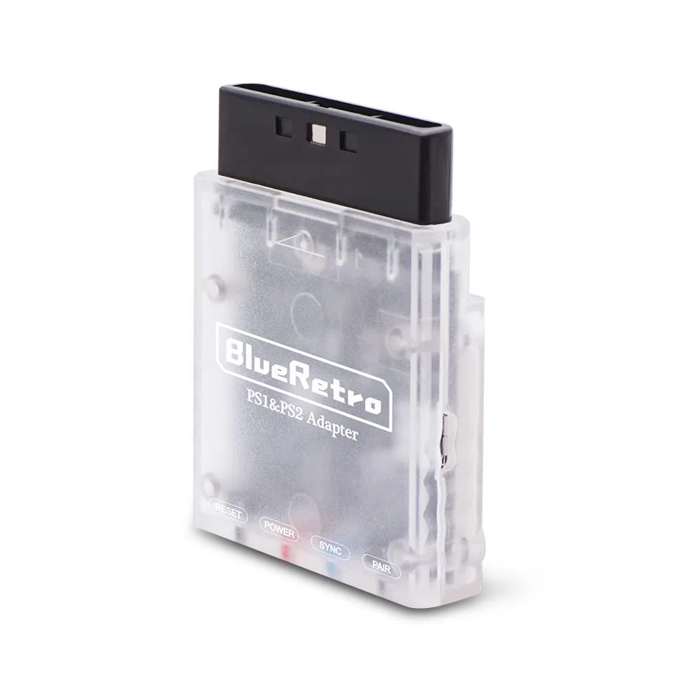 Bluetooth Adapter Wireless Converter per PS2 PS1 Console di Gioco Bianco