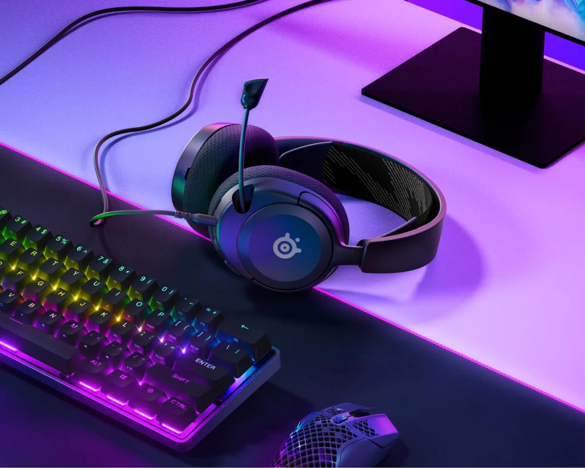 SteelSeries Arctis Nova 1 Cuffie Gaming Multisistema Driver Hi-Fi Audio Spaziale 360° Memory Foam PC PS5 PS4 Switch Xbox Nero