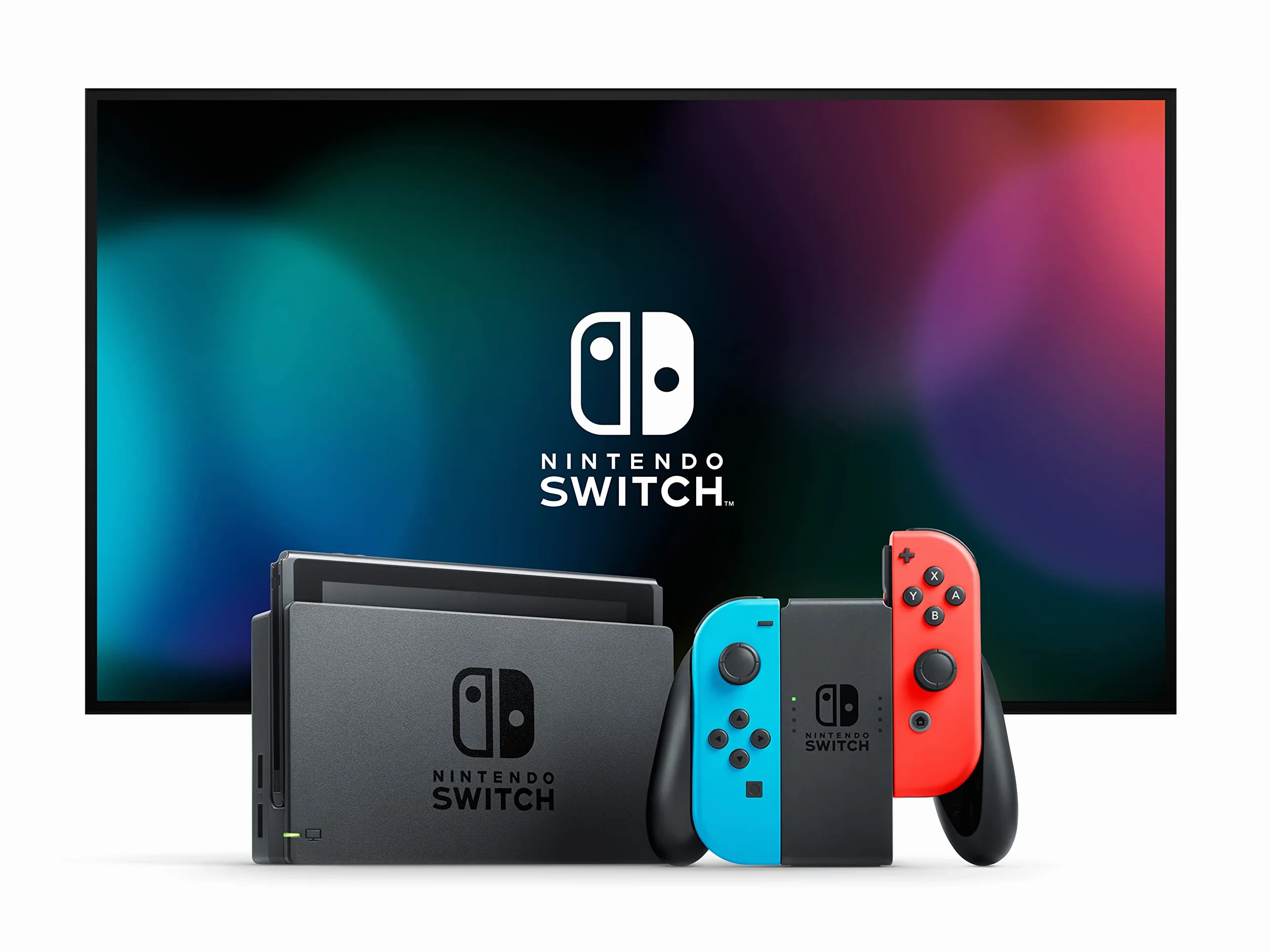 Nintendo Switch Console z Joy-Con Rosso Neon i Blu Neon