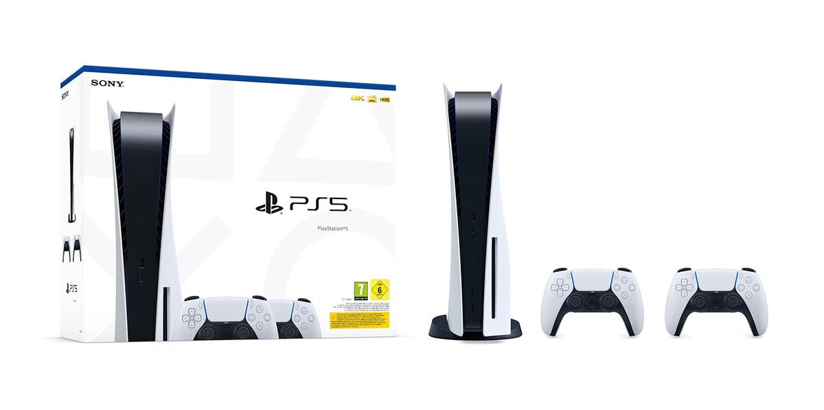 Playstation 5 Standard Console DualSense White 2 Controller