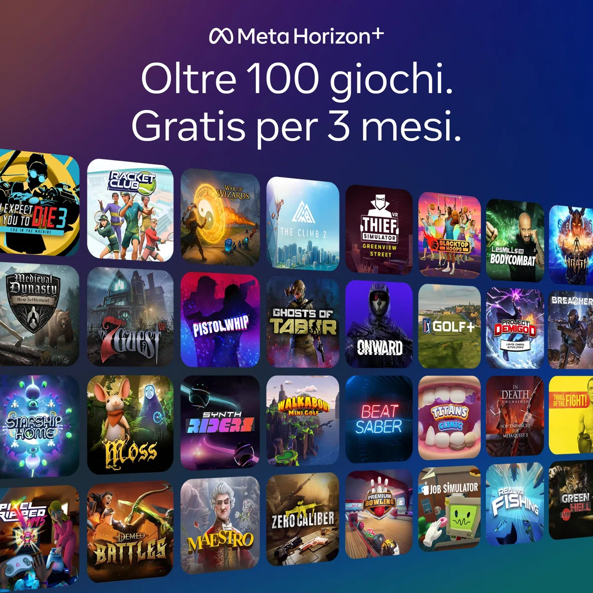 Meta Quest 3 512 GB Visore di realtà virtuale senza cavi Bundle Gorilla Tag