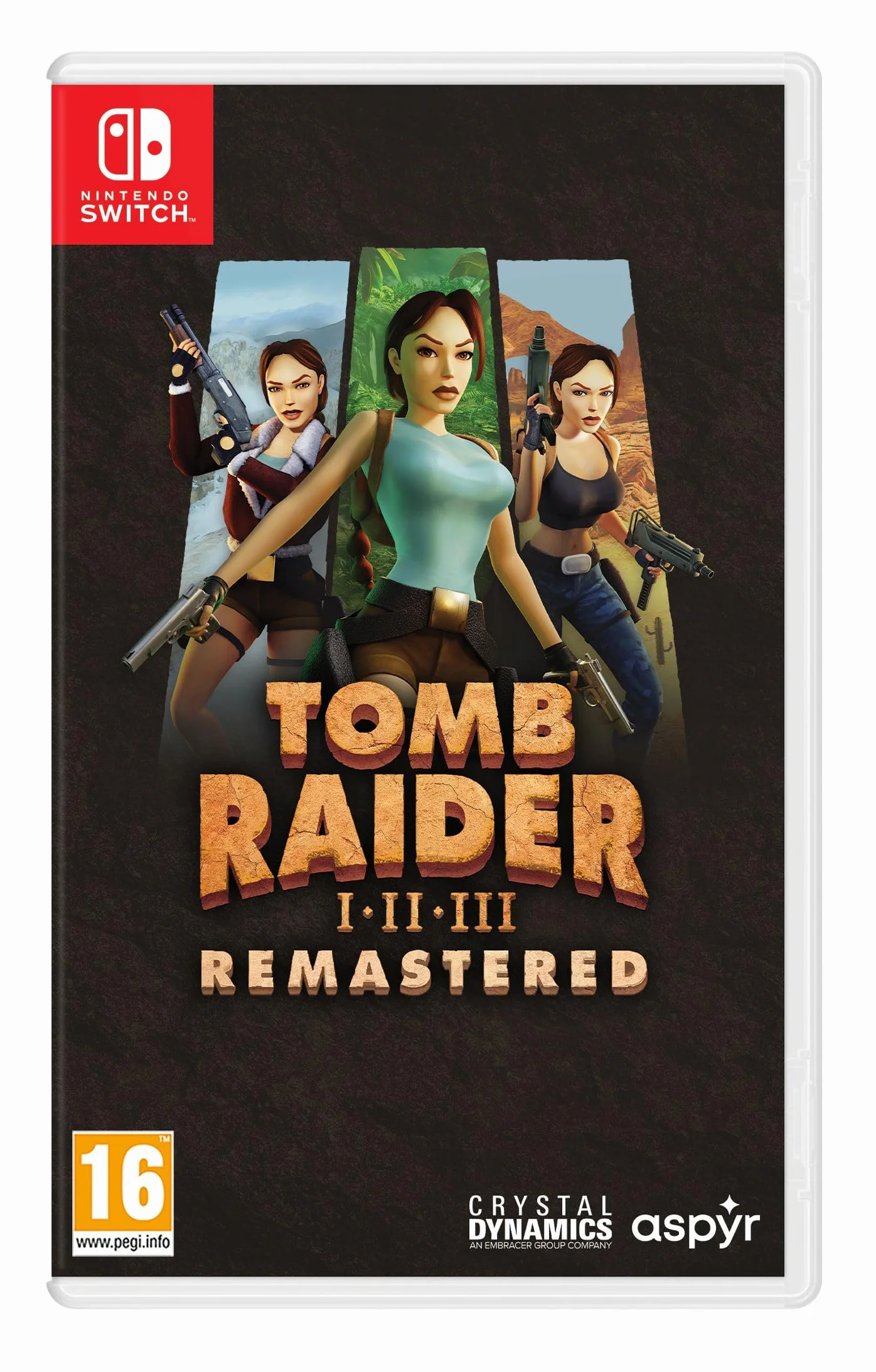 Tomb Raider 1-3 Remastered Starring Lara Croft Switch