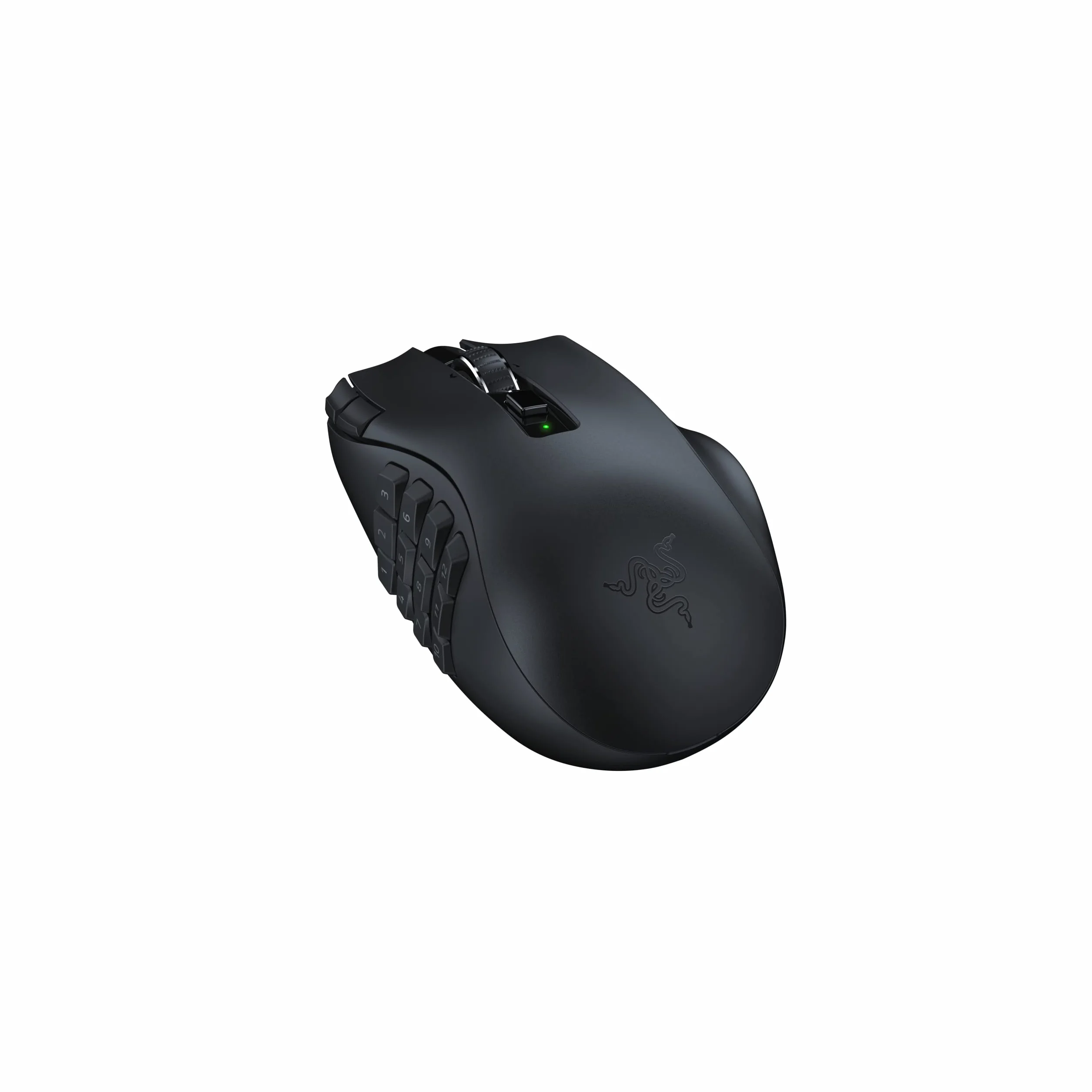 Razer Naga V2 HyperSpeed Mouse da Gioco MMO Wireless Ergonomico 19 Pulsanti Programmabili Nero
