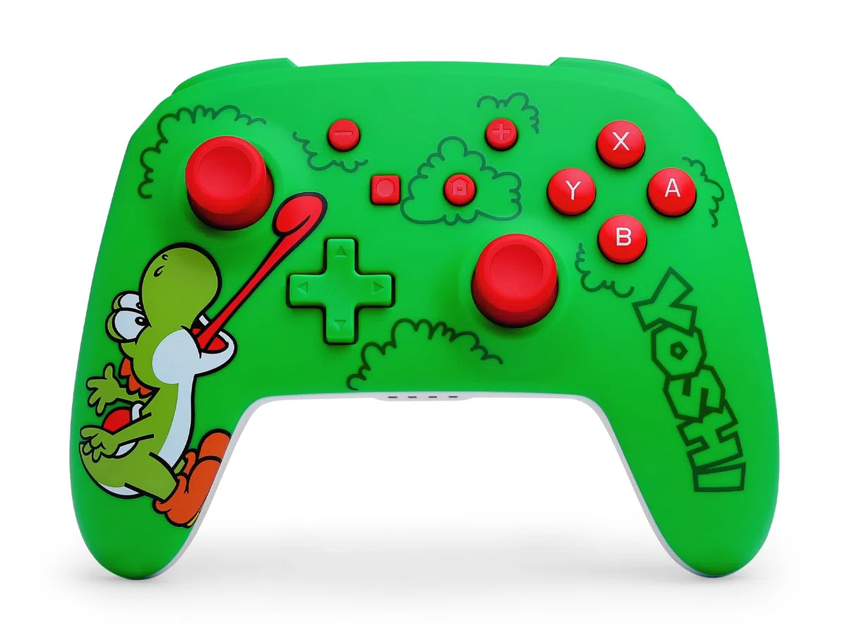 PowerA Controller senza fili Nintendo Switch - Yoshi Affamato