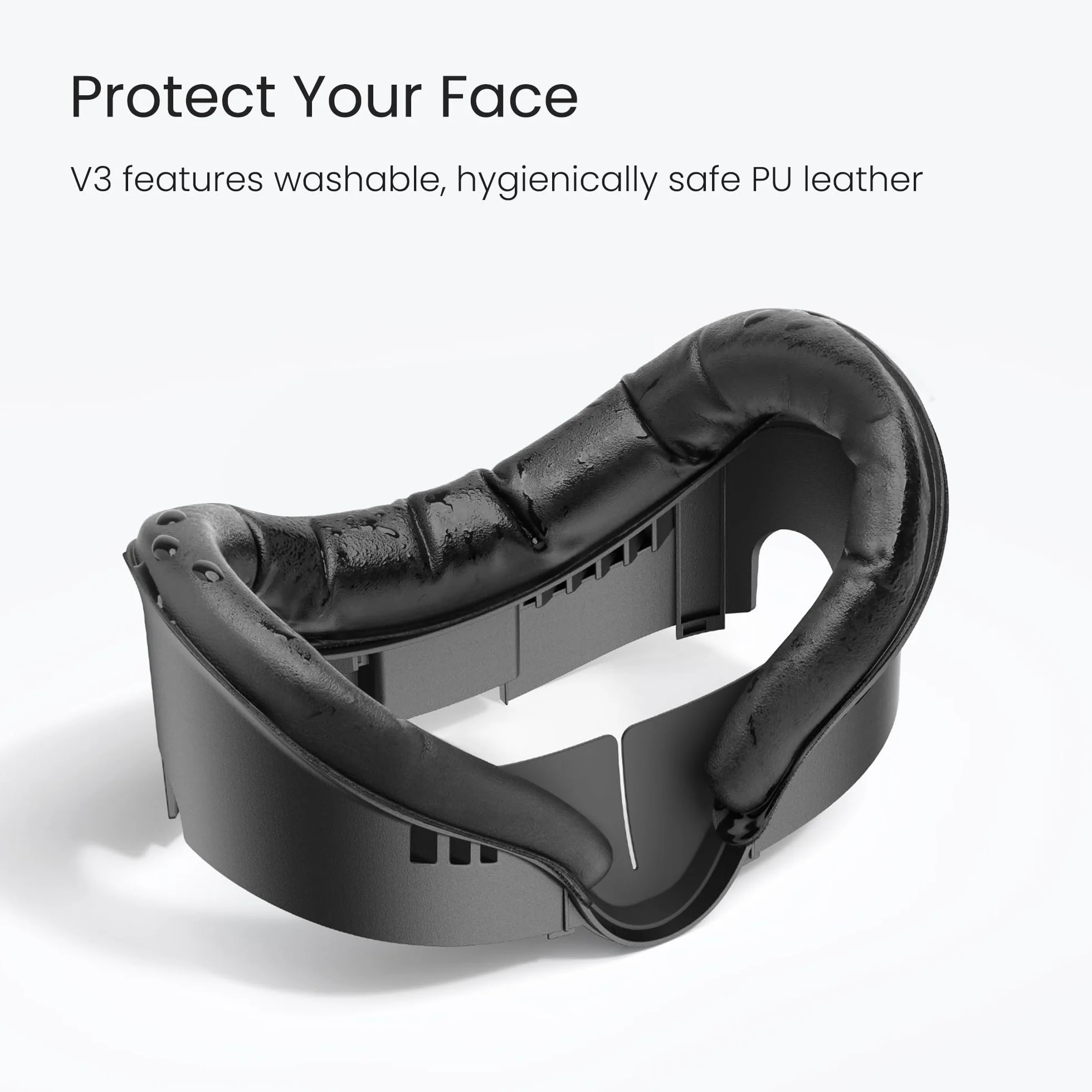 KIWI design Interfaccia Facciale V3 Compatibile con Meta Quest 3 Accessori, Cuscino Facciale in Pelle PU