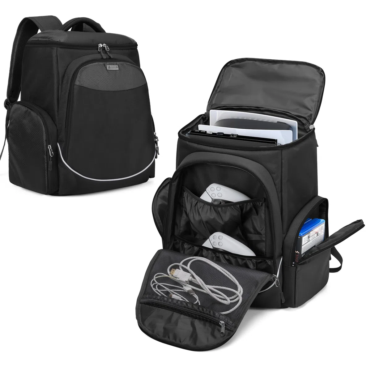 Trunab Borsa per Videogiochi PS5 PS4 Xbox One 15,6 Pollici Laptop Accessori