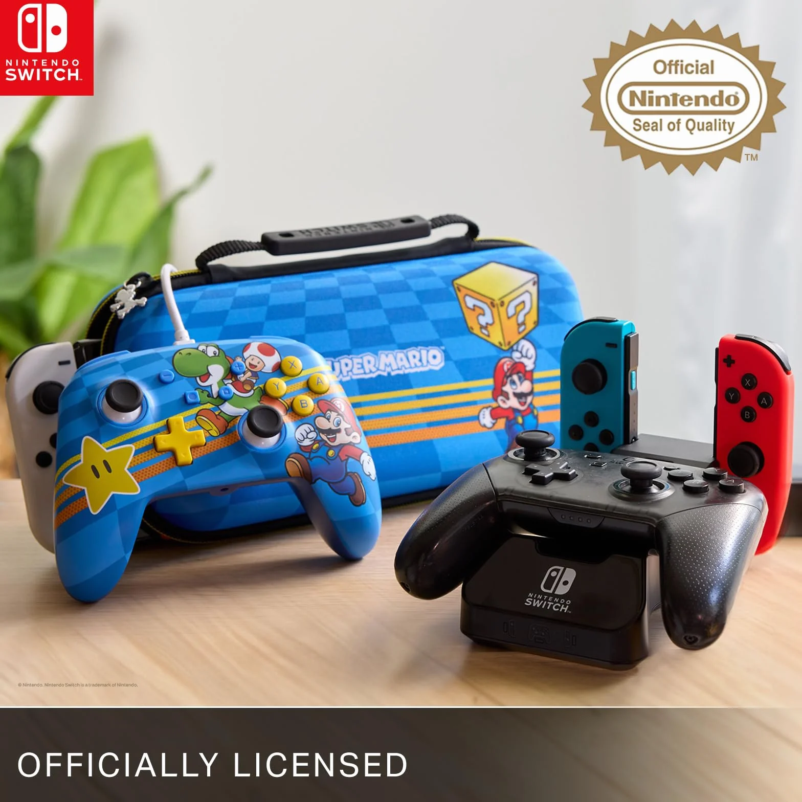 Controller senza fili PowerA per Nintendo Switch: Mezzanotte