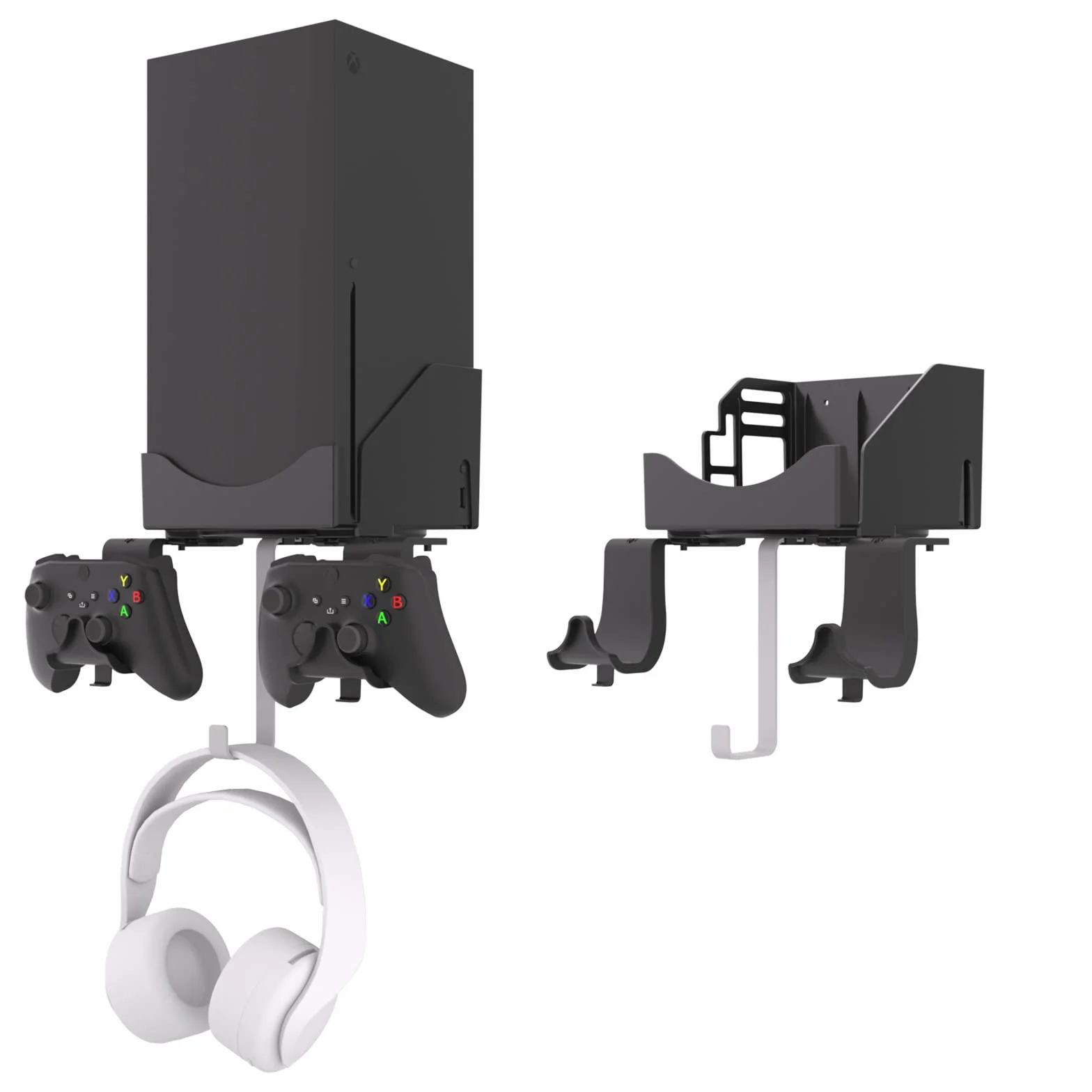Hosanwell Supporto da Parete Xbox Series X Staffa per Console, Cuffie e Controller
