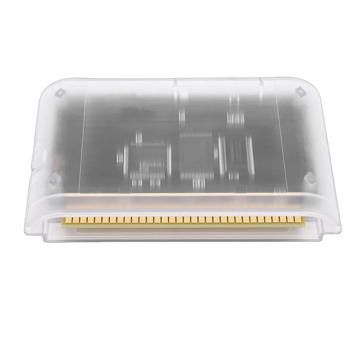 Gugxiom Cartuccia Multigiochi per Mega Drive, Cartuccia di Giochi retrò Super 4000 in 1 con Scheda di Memoria da 8 GB, Adatta per Console MD1/MD2/MD3/CD/X/32X (Bianco trasparente)