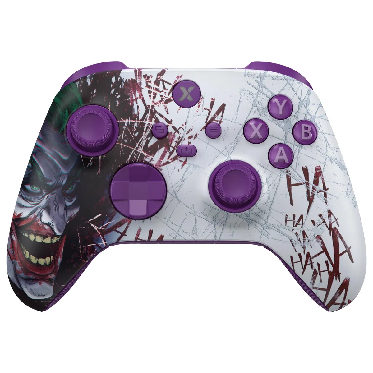 eXtremeRate Custodia Tasti Completi per Xbox Series X S Controller, Cover Gomma Grip Antiscivolo, Scocca Posteriore Ridisegnata per Xbox Series X S Joystick Model 1914-HAHAHA