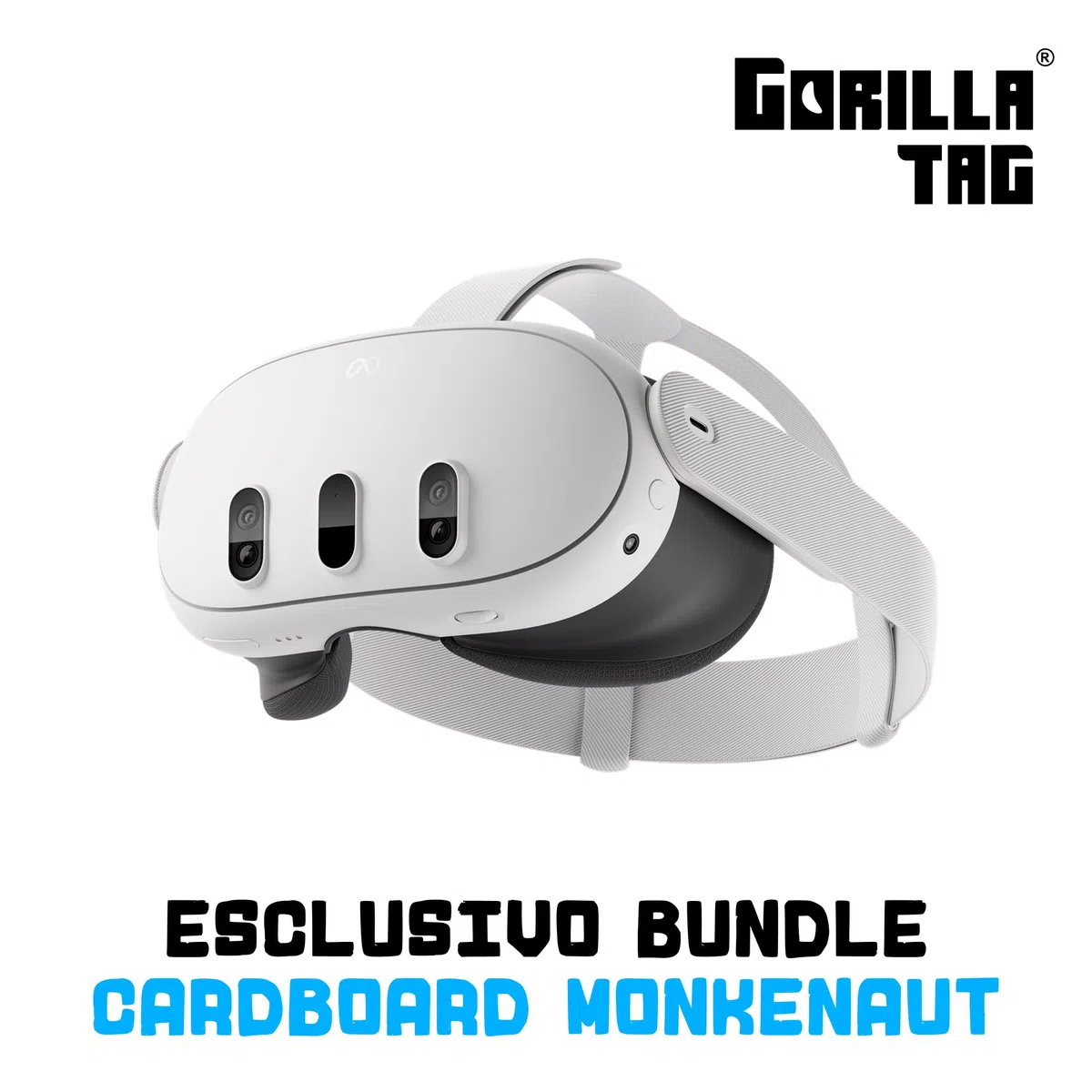 Meta Quest 3 512 GB Visore di realtà virtuale senza cavi Bundle Gorilla Tag