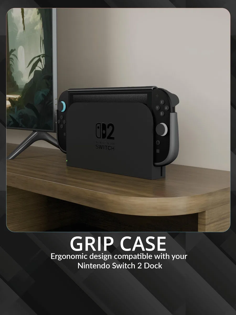 Orzly Accessori per Nintendo Switch 2 (2025) – Custodia Protettiva con Pellicola, Cavo di Ricarica, Cuffie, Edizione Regalo