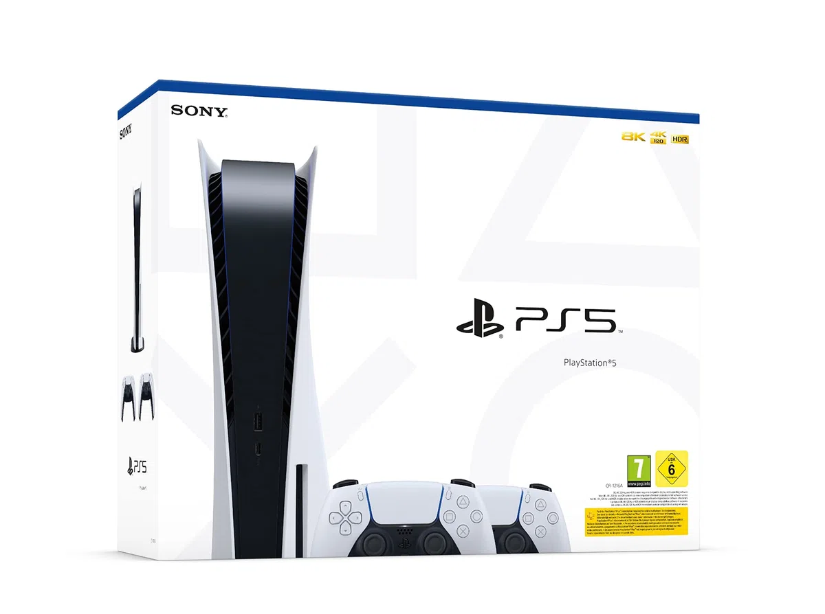 Playstation 5 Standard Console DualSense White 2 Controller