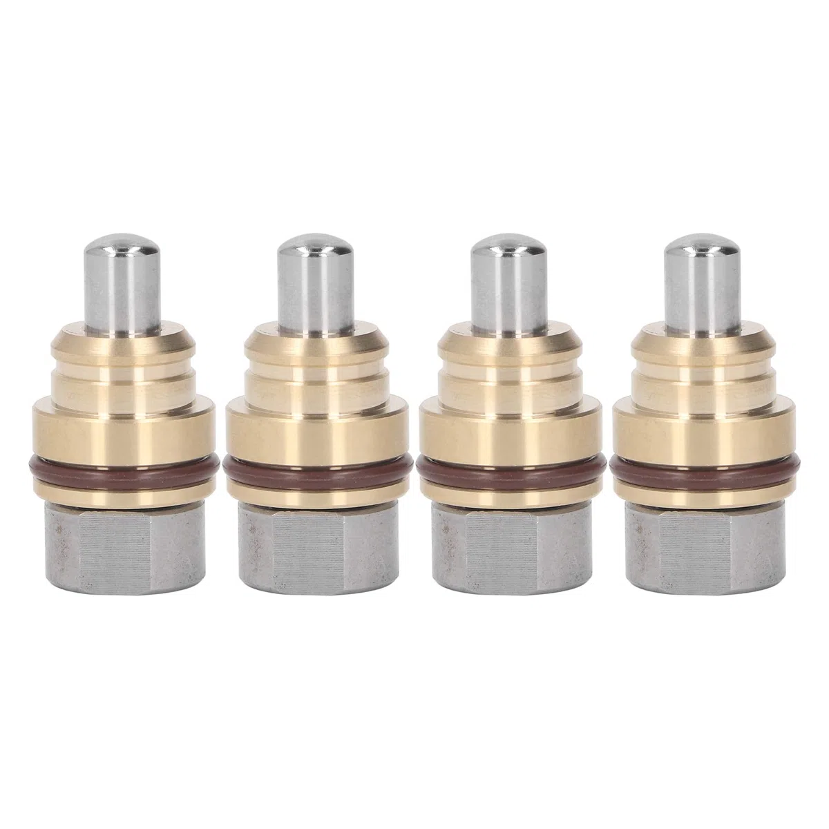 Pilipane Controller Pulsante Idraulico,Impugnatura Joystick per Escavatore 4 Pezzi, Pulsante Impugnatura Joystick, Buona Sostituzione della Tenuta per Attrezzature Industriali Kubota
