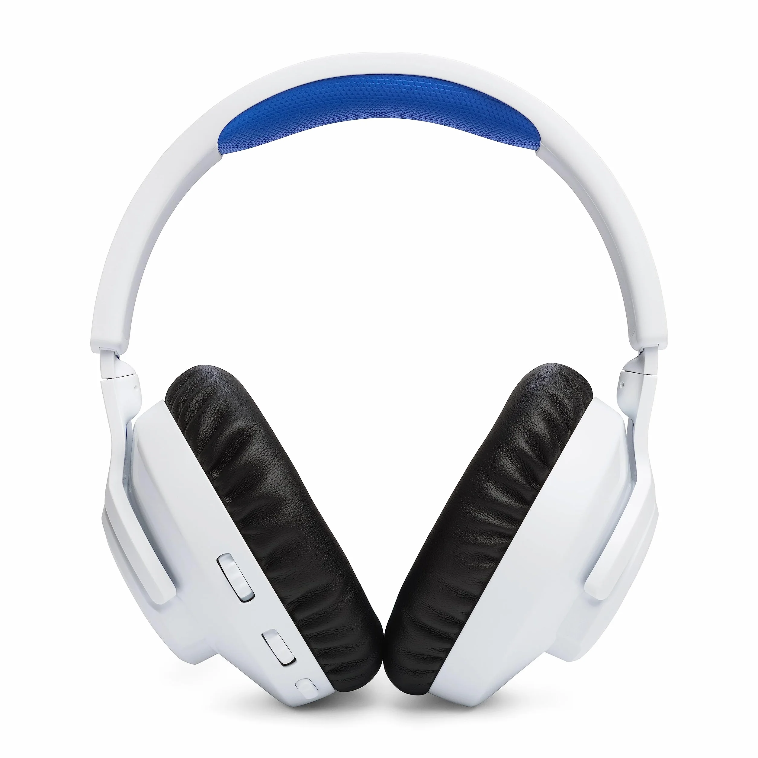 JBL Quantum 360P Cuffie Gaming Wireless Bluetooth PlayStation, Cancellazione Attiva Rumore, Microfono Rimovibile, Audio 3D, Bianco