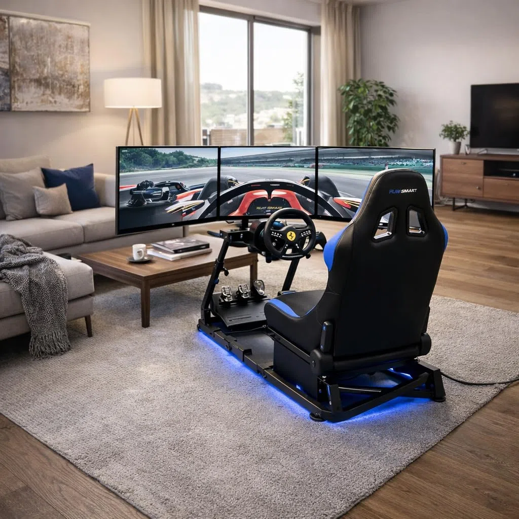 EGOTECH Smart Racing Seat Simulatore di Guida Pieghevole Regolabile