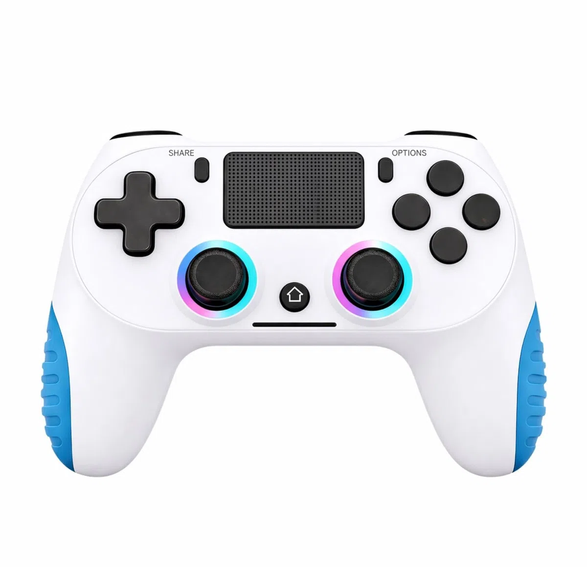 Wireless Controller per PS4 con Vibrazione USB-C Sei-Assi Sensore Giroscopio RGB Jack Audio Pannello Touch per PS4/Slim/Pro/PC