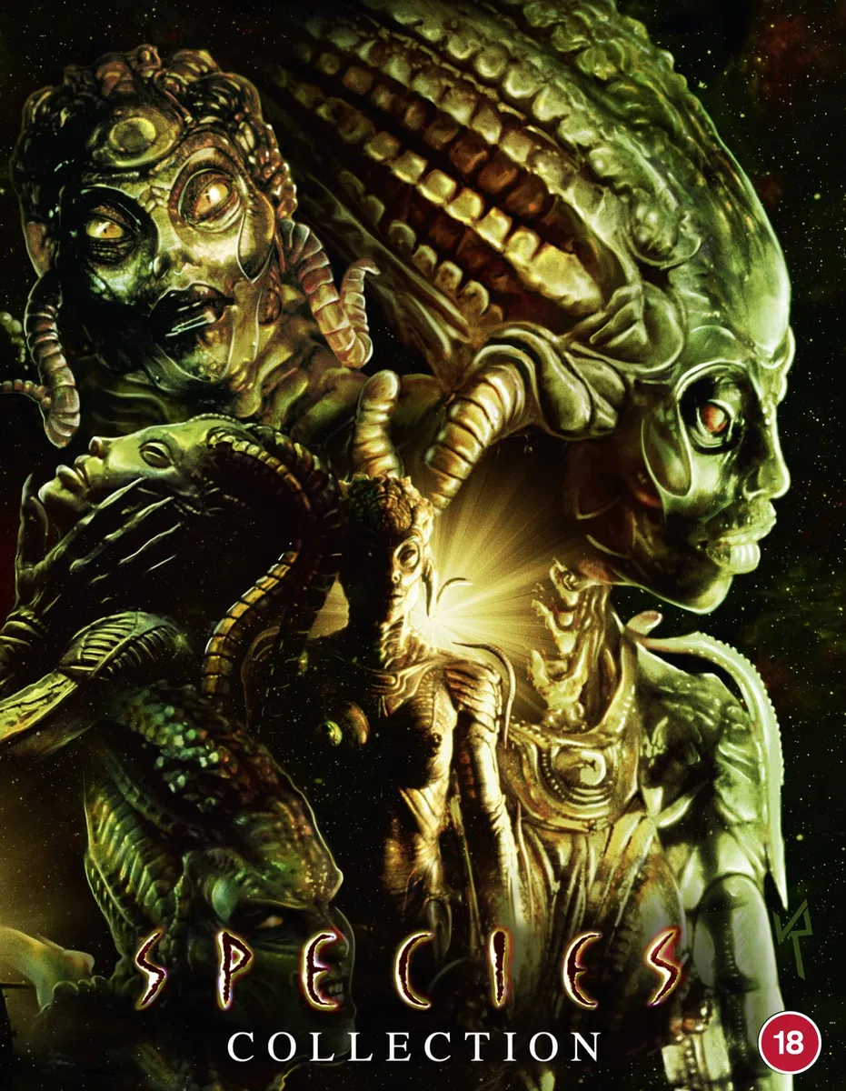 Species 1-4 Collector's Deluxe Edition Blu-ray 2022