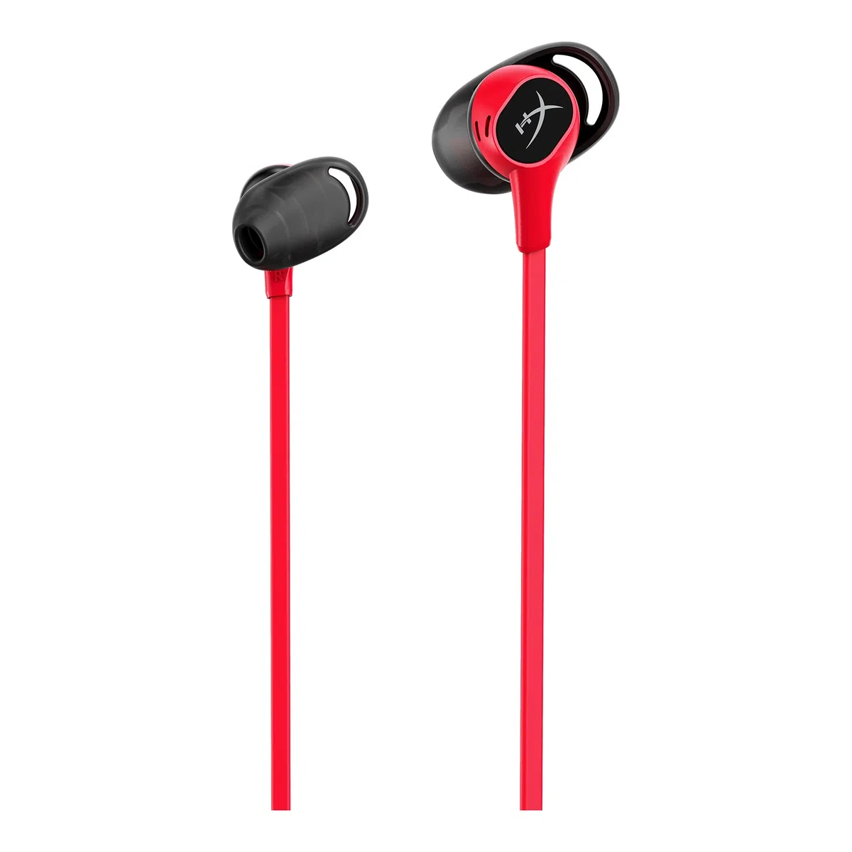 Auricolari Bluetooth 5.1 HyperX Cloud Buds con Microfono Integrato, 10 Ore Autonomia, Nero/Rosso