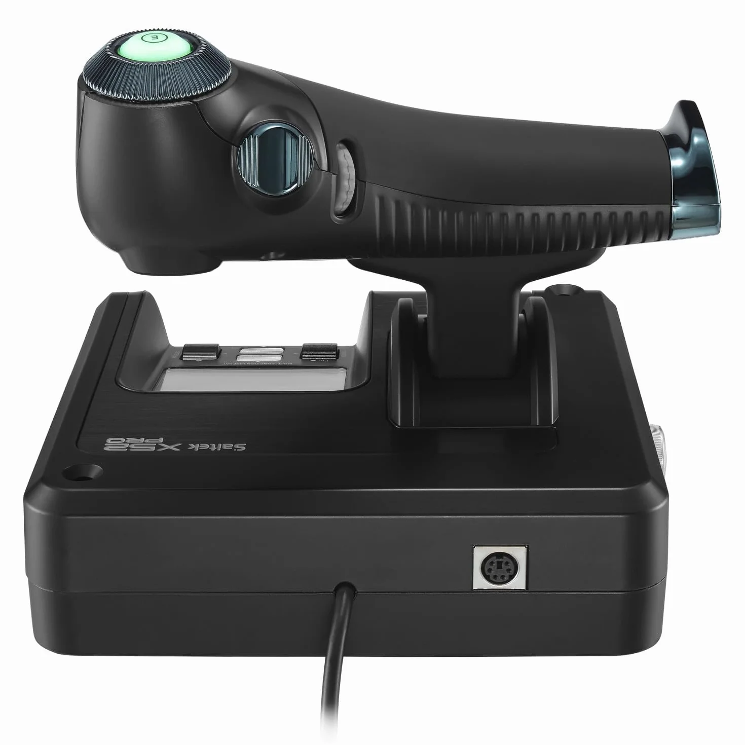 Logitech G Saitek X52 Pro Flight Control System, Controller di Simulazione con Acceleratore, ‎Joystick X52 Professionale, Acceleratore Progressivo, Centraggio ‎Doppia Molla, USB, PC, Nero