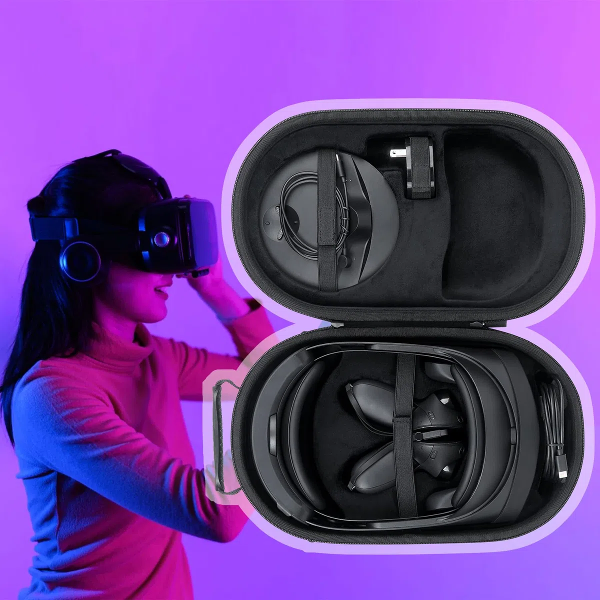 Co2CREA Case for Meta Quest Pro Quest 3 VR Headset