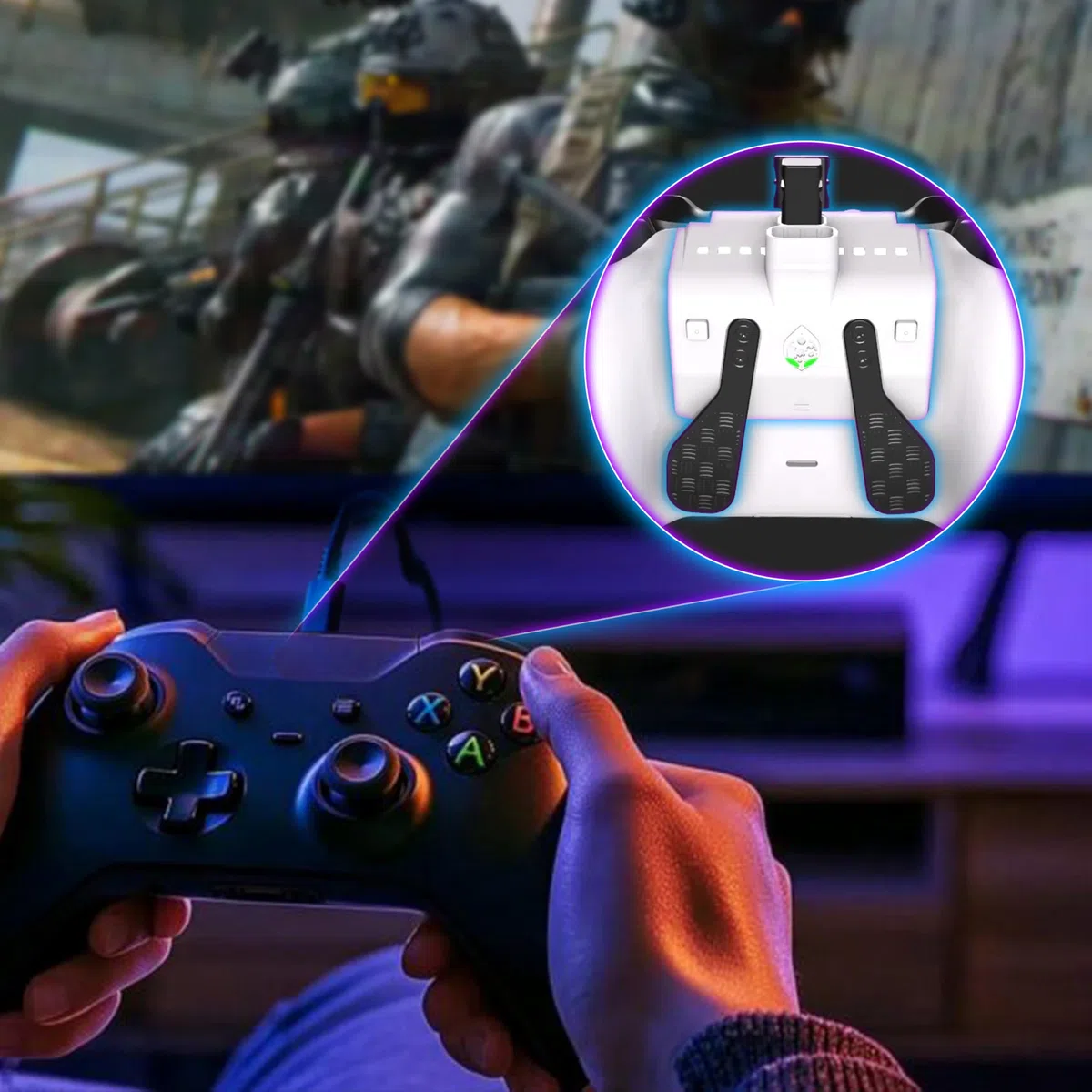 Collective Minds Strike Pack 'Dominator' Kit MOD cablato per controller Xbox con 2 paddle retro mappabili, add-on programmabile per giocatori professionisti, compatibile Xbox Series X|S e One