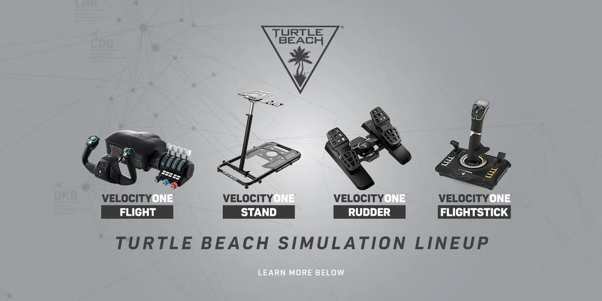 Turtle Beach VelocityOne Rudder Pedaliera universale