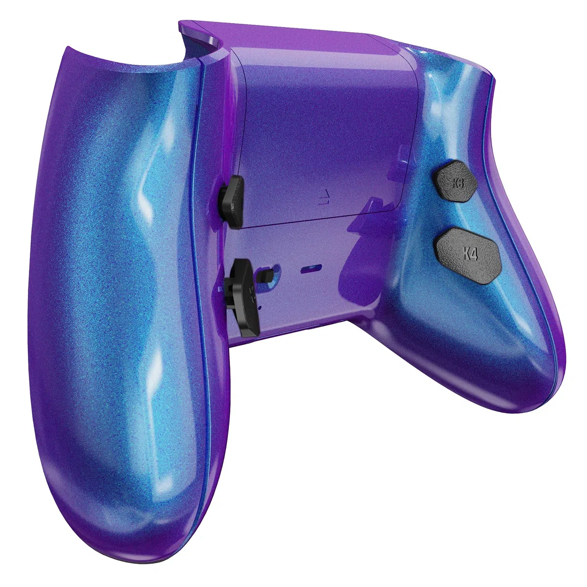 eXtremeRate HOPE Remap Kit Programmabile per Xbox Series X S Controller Scheda&Cover Posteriore&Grip&Tasti Posteriori per Xbox Core Joystick(Model 1914)-Camaleonte Viola Blu