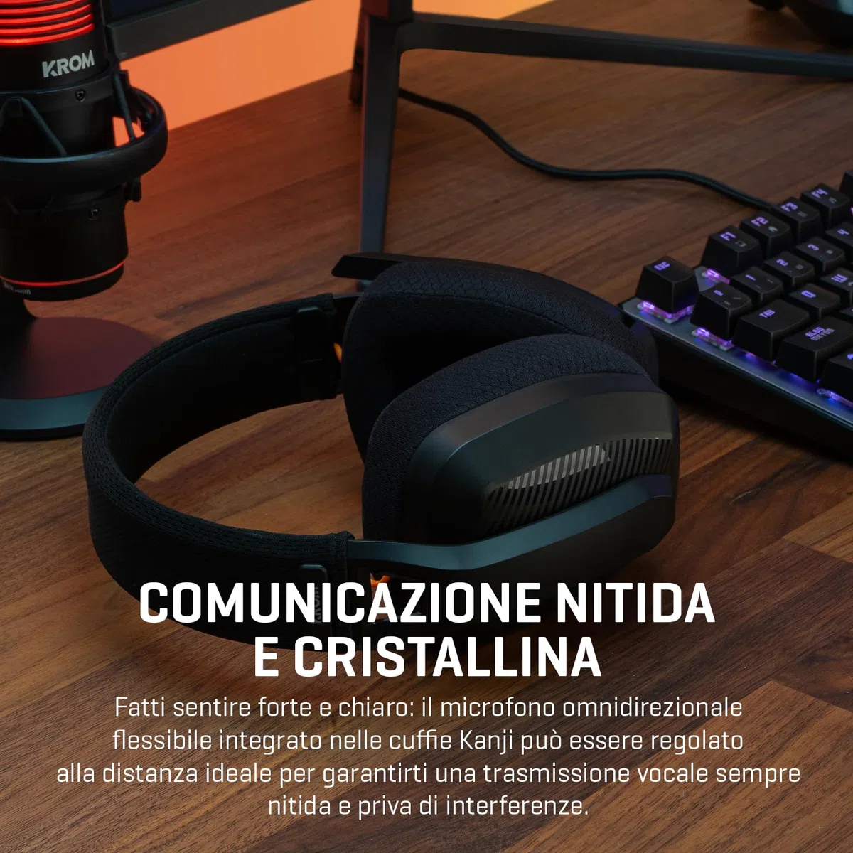 Krom Kanji Wireless Gaming Headset