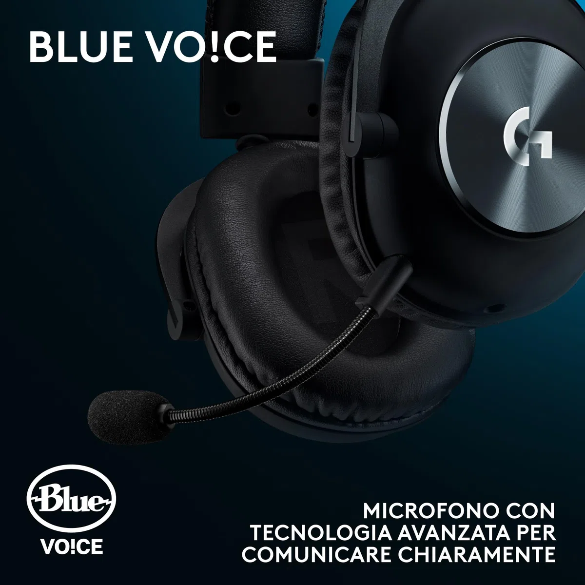 Logitech G Pro X SE Cuffie da gioco cablate con microfono staccabile DTS Headphone:X 7.1 per PC Xbox PS5 PS4 DAC USB Nero