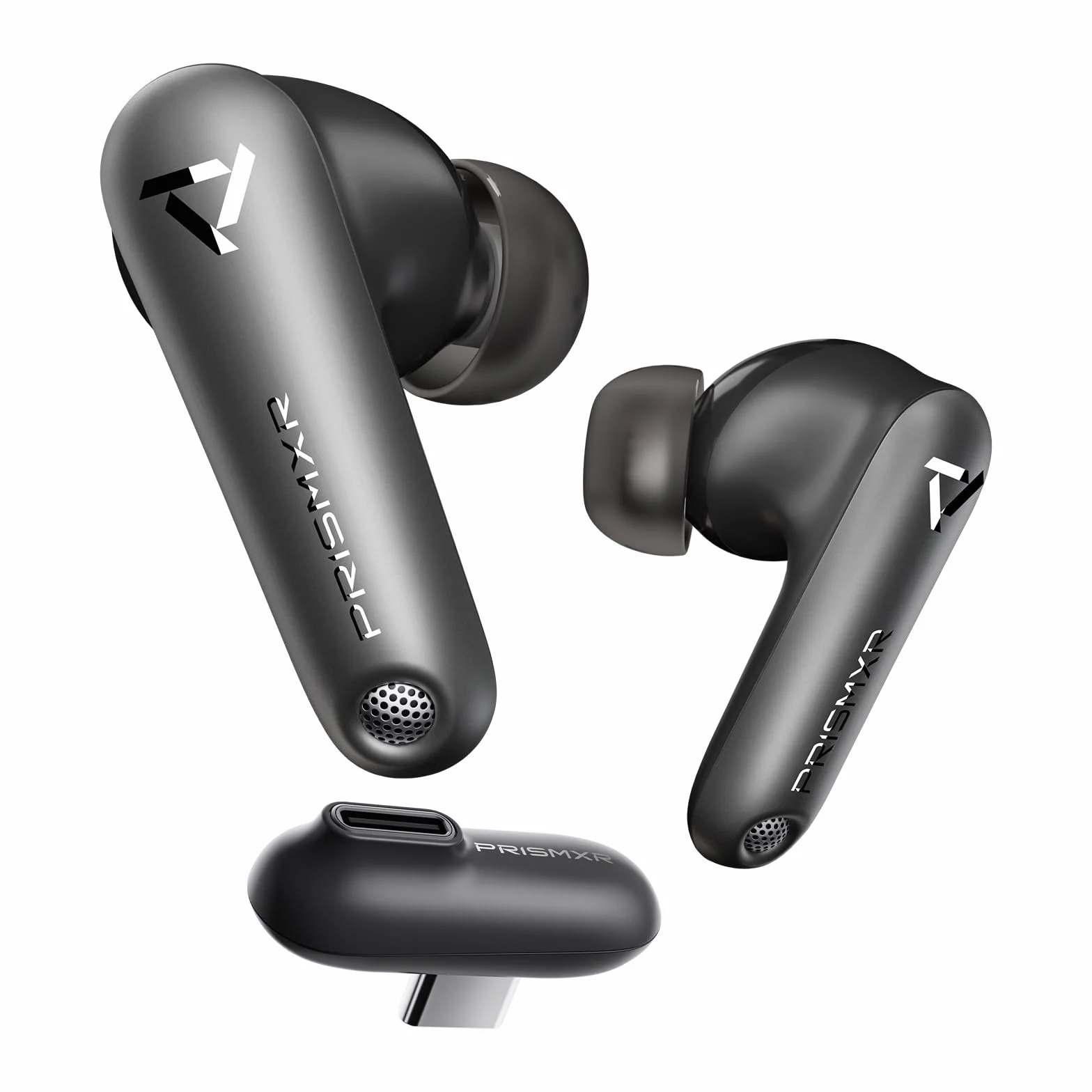 PRISMXR Vega T1 Auricolari da Gioco Wireless 2.4GHz Bluetooth, Latenza Ultra-Bassa 25ms, Compatibili Meta Quest 3/3S PS5 PS4 Steam Deck Switch PC, Nero