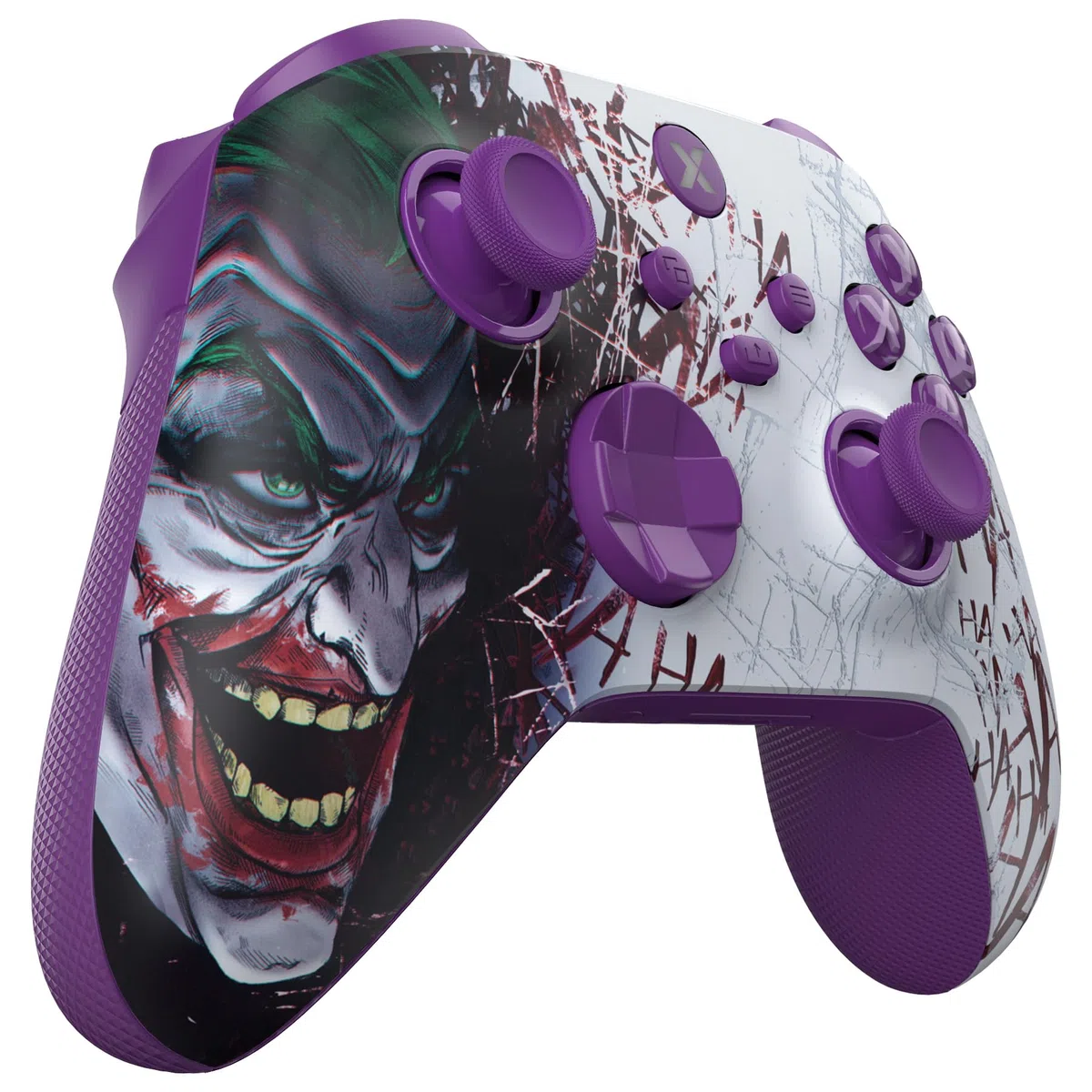 eXtremeRate Custodia Tasti Completi per Xbox Series X S Controller, Cover Gomma Grip Antiscivolo, Scocca Posteriore Ridisegnata per Xbox Series X S Joystick Model 1914-HAHAHA