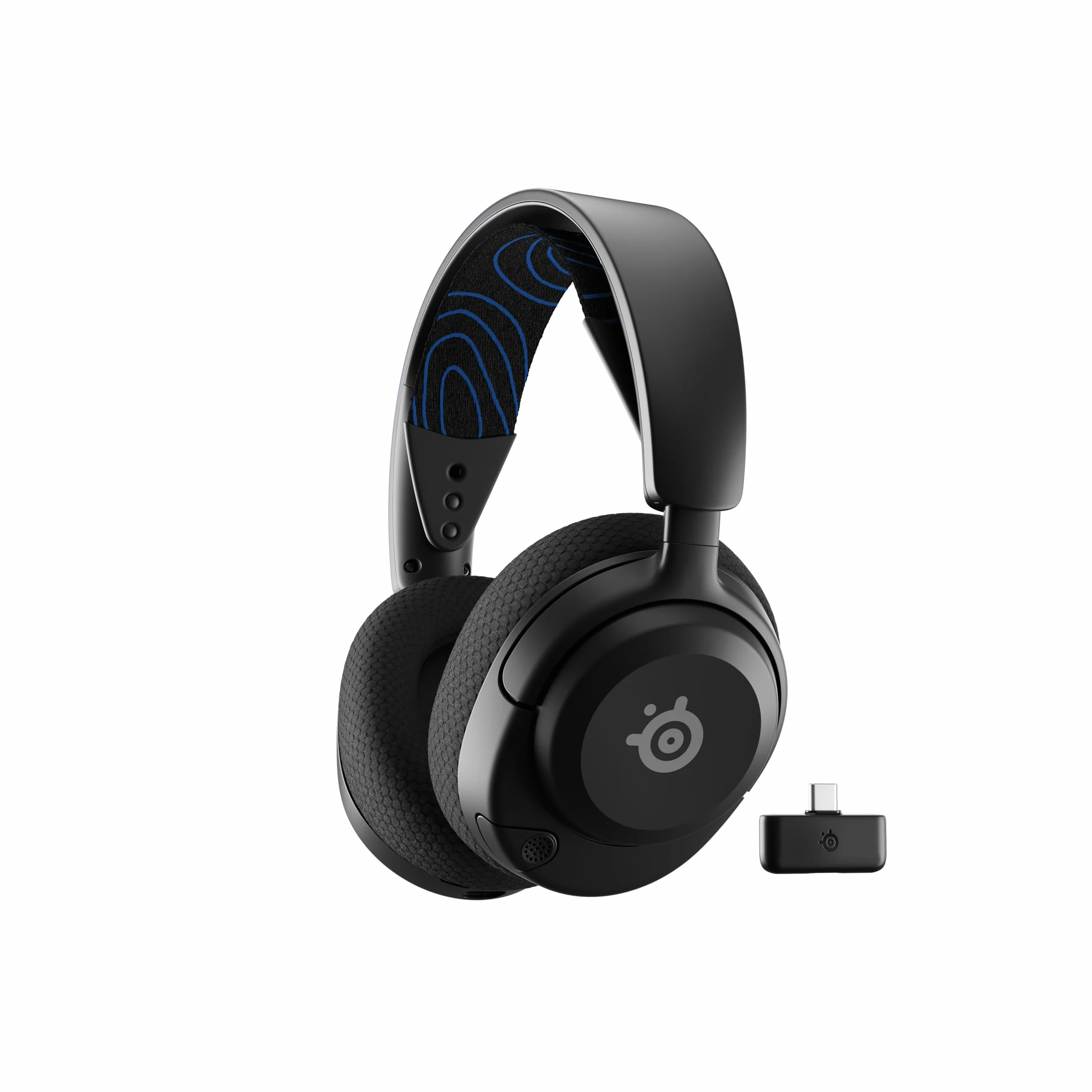 SteelSeries Arctis Nova 5P Cuffie Wireless PS5 Driver magnetici al neodimio Batteria 60 HR 2,4GHz BT Microfono ClearCast Gen2.X