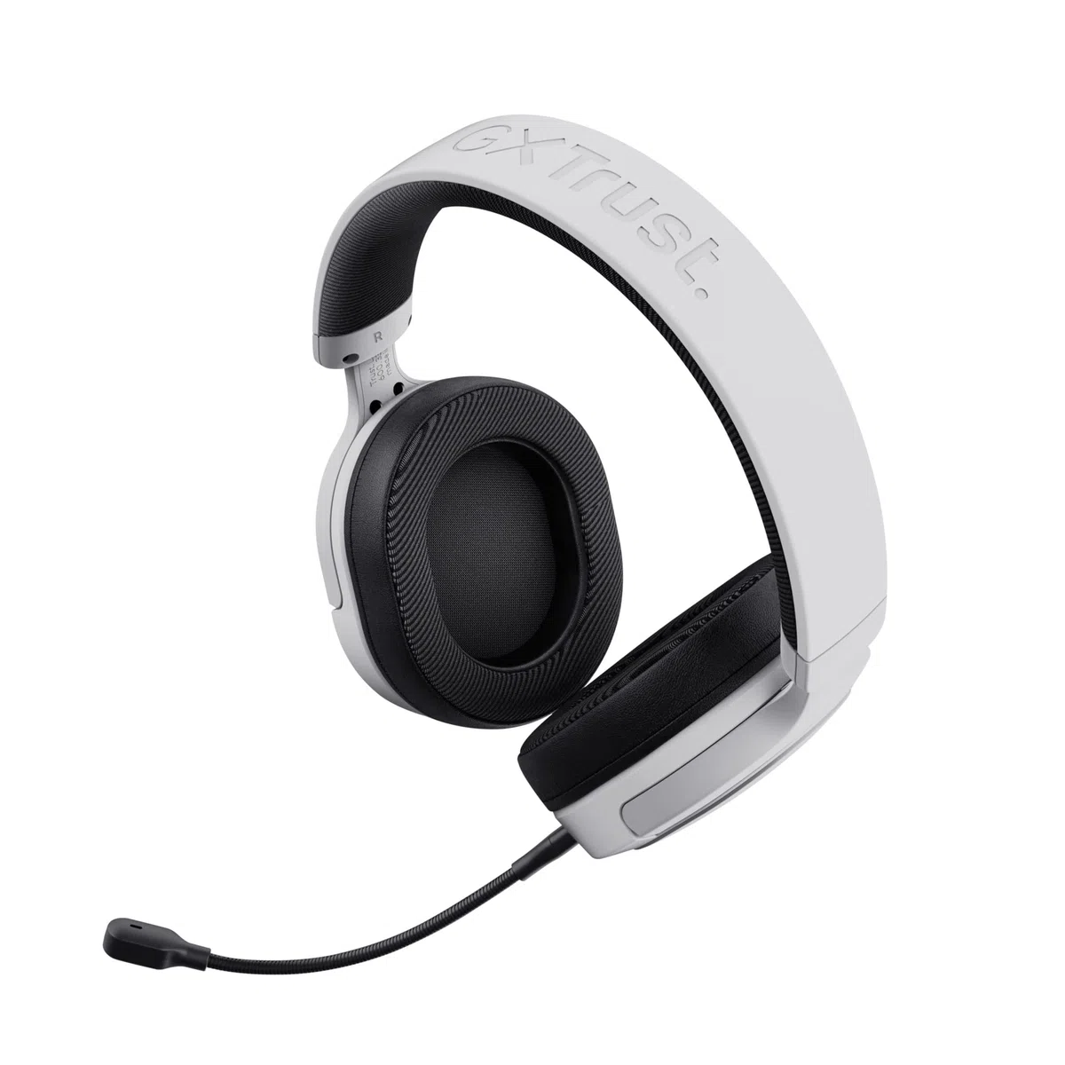 Trust Gaming GXT 498W Forta Cuffie Ecosostenibili PS5 PS4 Over-Ear Microfono Staccabile Cavo 1.2 m Jack 3.5 mm Bianco