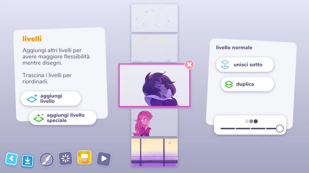 Colors Live Switch z pennino sensibile alla pressione