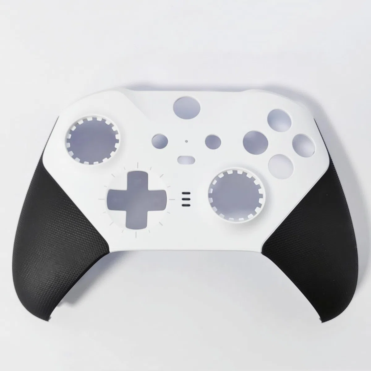 Hzxkqmil Set di Guscio di Ricambio per Xbox Elite Controller Series 2 - Core Bianco, Custodia Anteriore Coperchio Posteriore + Pulsante di Attivazione LB RB LT RT Paracolpi Anello Joystick Accessori