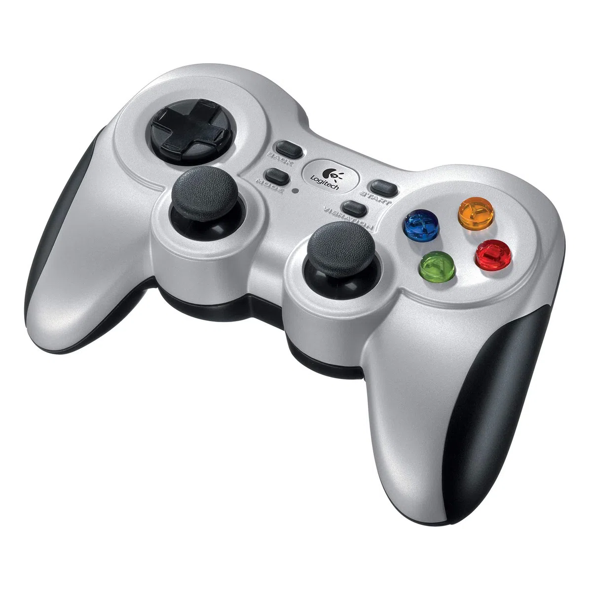Logitech F710 Wireless Gamepad, 2.4 GHz Wireless con Nano-Ricevitore USB, Controller Dual Vibration Feedback, 4 Switch D-Pad, PC, Grigio/Nero