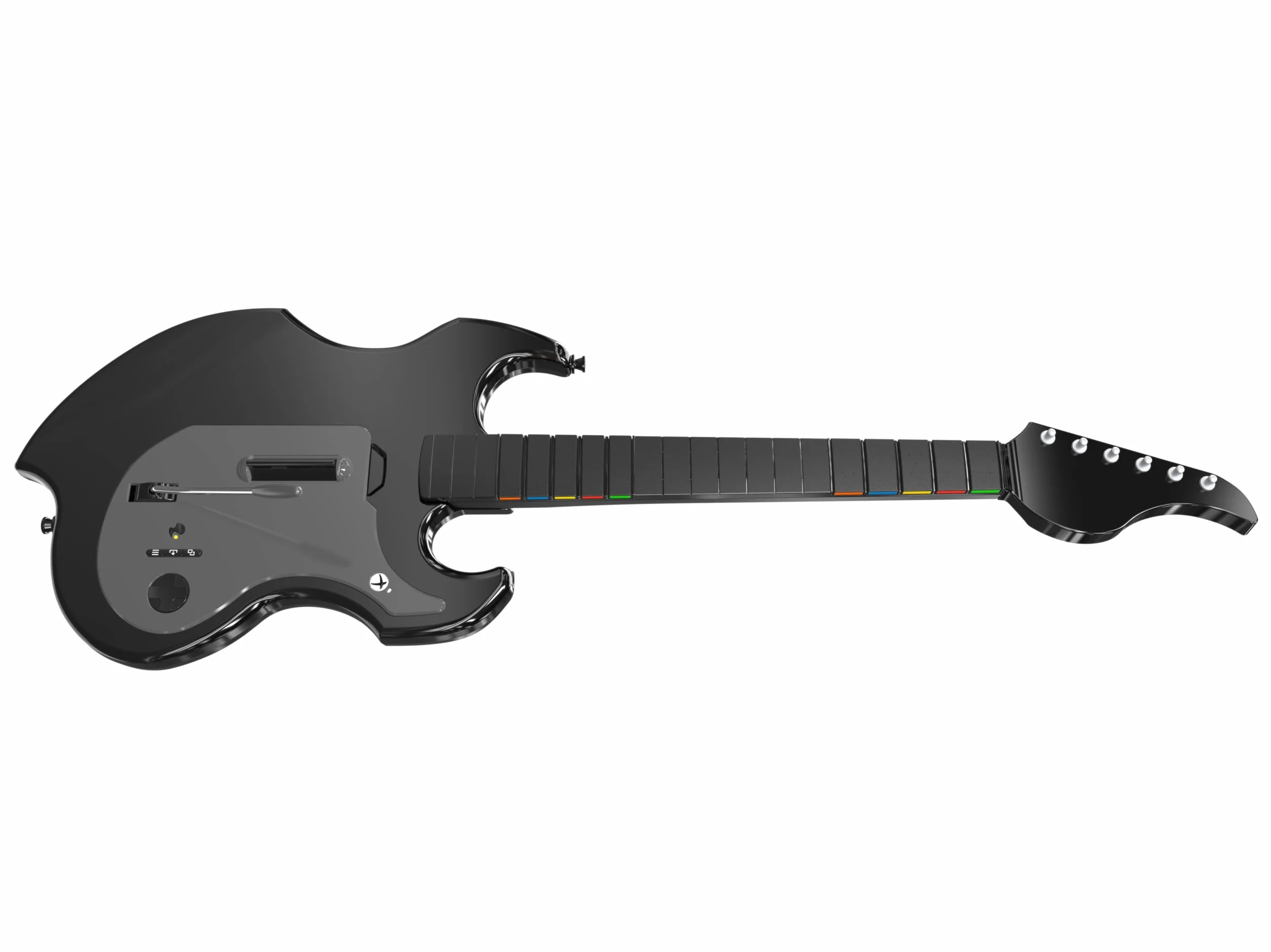 PDP Gaming RIFFMASTER Wireless Guitar Controller for Xbox Series X|S, Xbox One, & Windows 10/11 PC, Black