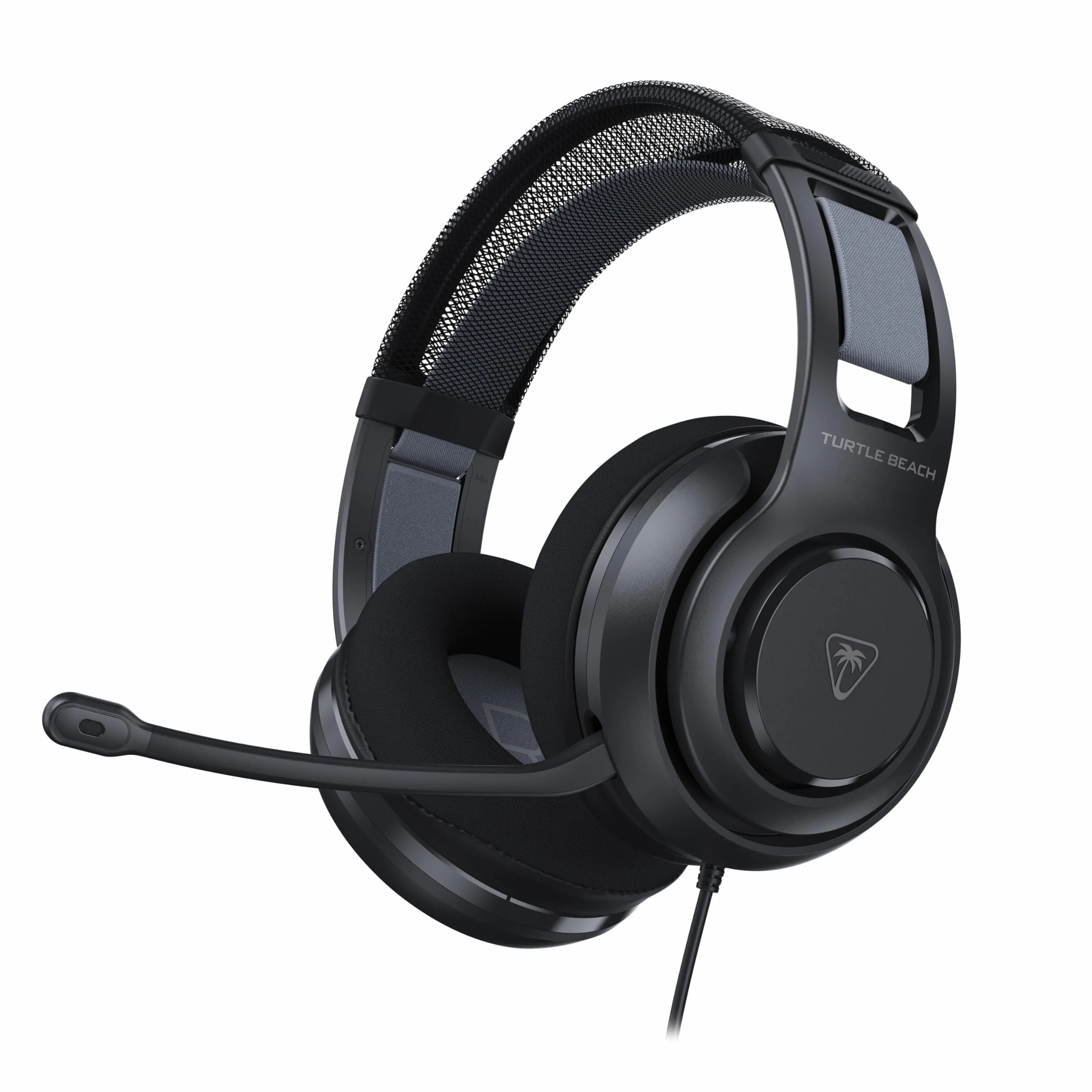 Turtle Beach Atlas 200 Cuffie da gioco multipiattaforma cablate per Xbox, PlayStation e PC con driver Nanoclear da 50 mm, microfono flip-to-mute, cuscini in memory foam