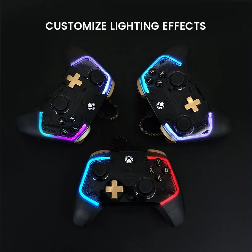 GameSir Kaleid Flux Xbox Controller- Controller di gioco con licenza ufficiale per Xbox Series X|S, Xbox One e Windows e Steam, controller di videogiochi cablato con grilletto/joystick a effetto Hall