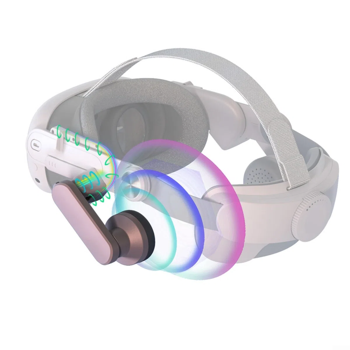 Cuffie con isolamento acustico VR per Meta Quest 3/3S, audio coinvolgente per giochi