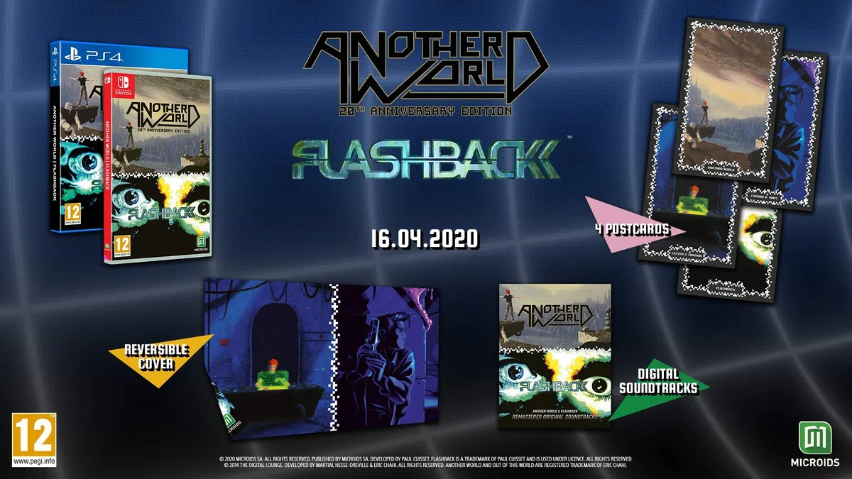 PlayStation 4 - Console Another World/ Flashback, Edizione Limitata