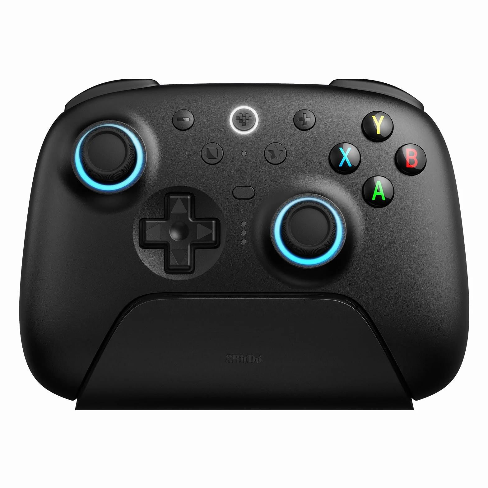 8Bitdo Ultimate 2 Wireless Controller for Windows & Android, Gaming Controller with TMR Joysticks, Switchable Hall Effect/Tactile Triggers, Motion Control, RGB Fire Ring, 8Speed Wireless Tech, Black