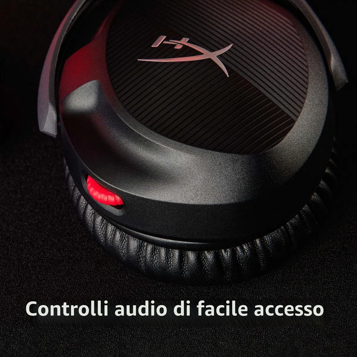 HyperX Cloud Stinger II, Cuffie da Gaming, Connessione Cablata a 3,5 mm, Audio Immersivo, Telaio in Plastica, Cuscinetti in Memory Foam Rivestiti in Similpelle, Adatto per PS4 e PS5, Nero
