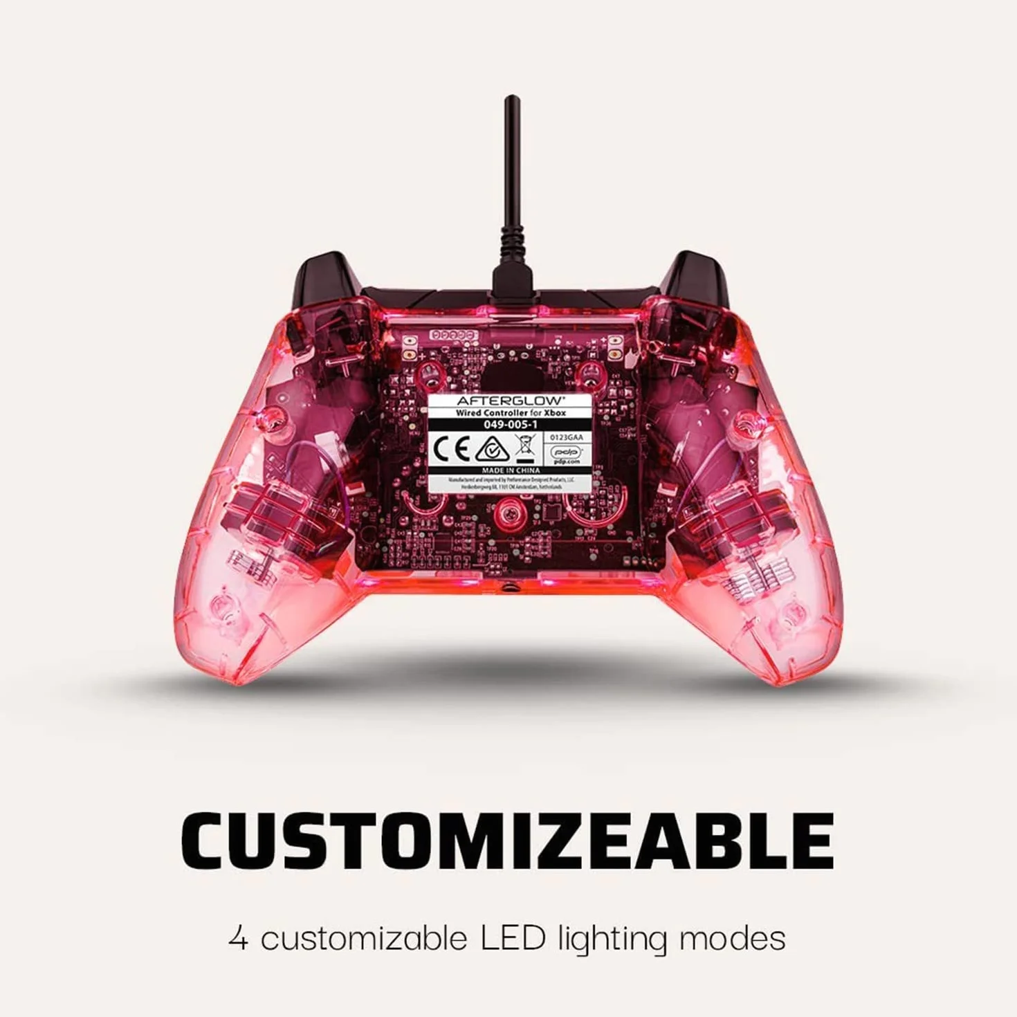 Afterglow PDP Controller di gioco cablato LED RGB USB Xbox Series X|S Xbox One PC
