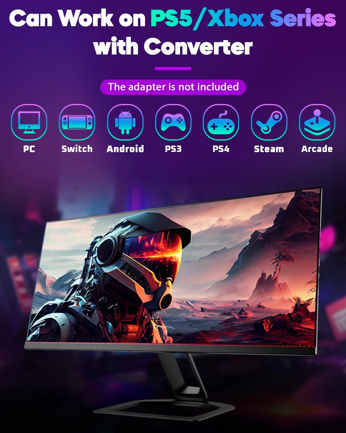 Sehawei Arcade Stick R16 Controller Arcade a 16 tasti per PC/Ps3/Ps4/Switch/Steam, Fight Stick per giochi di combattimento con funzioni RGB e Turbo personalizzate e Hot Swap Nero