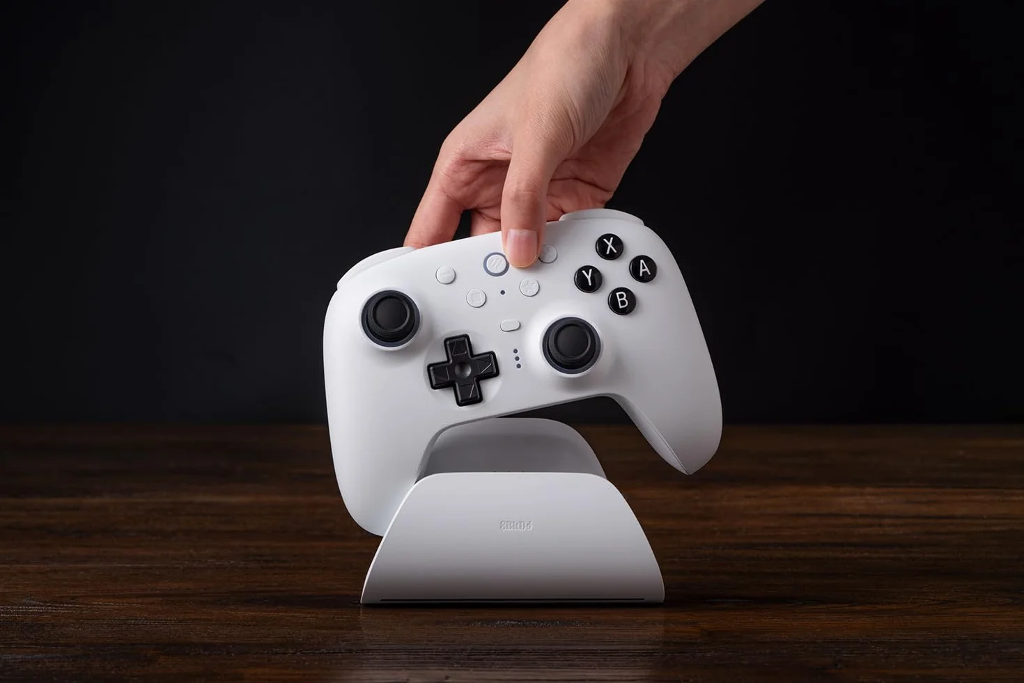 8BitDo Ultimate 2 Bluetooth Controller for Switch & Windows PC, TMR Joysticks, Hall Effect/Tactile Triggers, White